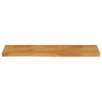 vidaXL Dessus de table à bord vivant 110x30x3 8cm bois massif manguier