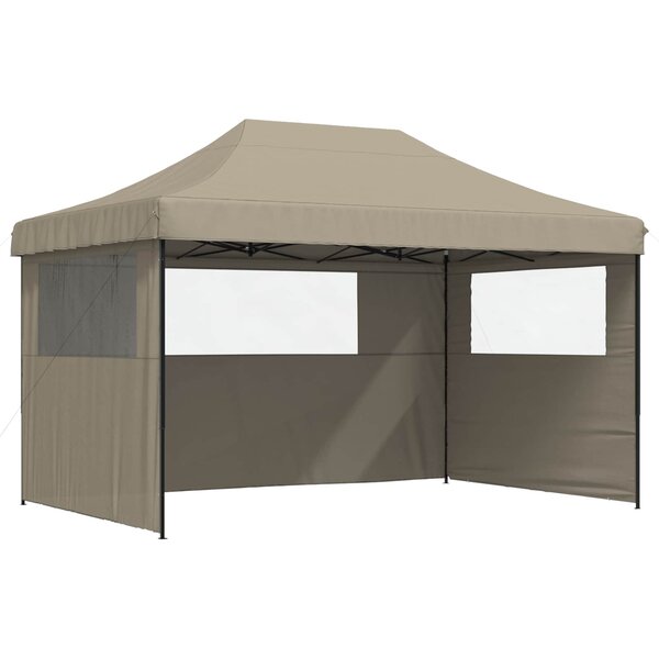 vidaXL Tente de fête 292 x 440 x 315 cm Taupe Tissu Oxford