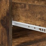 vidaXL Table basse Chêne fumé 49 x 50 x 40 cm Bois d'ingénierie