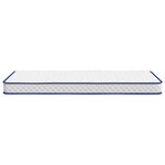 vidaXL Matelas en mousse à mémoire de forme blanc 100x200x17 cm doux