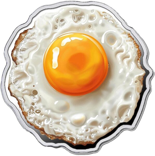 Pièce de monnaie en Argent 500 Francs g 16.81 Millésime 2025 FRIED EGG