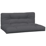 vidaXL Salon palette de jardin avec coussins 5Pièces bois d'acacia massif