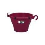 ELHO Pot de fleurs a suspendre Corsica 30 - Rose cerise - Extérieur & Balcon - Ø 29,4 x H 21,1 cm