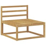 vidaXL Sofa de milieu extérieur Blanc 79 x 83 x 73 cm