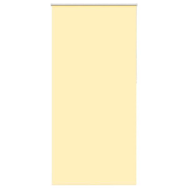 vidaXL Store enrouleur occultant jaune largeur du tissu 110 7 cm