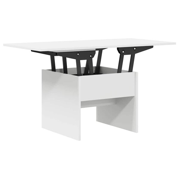 vidaXL Table basse Blanc 55 x 54 5 x 45 cm Bois d'ingénierie