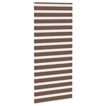 vidaXL Store zèbre marron 100x230 cm largeur du tissu 95 9cm polyester