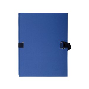 Chemise Dos Extensible Papier - 24x32cm - Bleu Foncé - X 10 - Exacompta