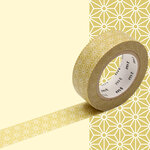 Masking tape mt étoile fond écru asanoha karekusa