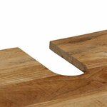 vidaXL Armoire lavabo de salle de bain bois massif de manguier