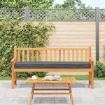 vidaXL Set de coussins de palette 2 Pièces Anthracite 180 x 40 x 8 cm