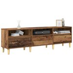 vidaXL Meuble TV Bois Ancien 150 x 30 x 45 cm Bois d'ingénierie