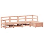 vidaXL Salon de jardin 5 Pièces bois massif sapin de douglas