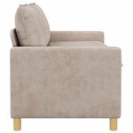 vidaXL Canapé Beige 156 x 81 x 87 5 cm Polyester