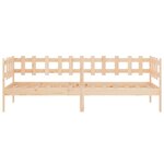 vidaXL Lit de jour sans matelas 90x190 cm bois de pin massif