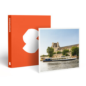 SMARTBOX - Coffret Cadeau Croisière gourmande d’1h45 sur la Seine avec dîner Menu 3 plats et vin sur le Paris en Scène -  Gastronomie