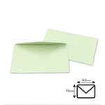 Lot de 100 Enveloppes ELECTIONS 90x140 mm - vert 80 g