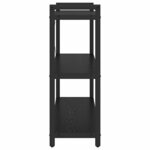 vidaXL Bibliothèque Chêne noir 80 x 30 x 83 cm Bois d'ingénierie