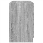 vidaXL Armoire d'évier sonoma gris 78x37x59 cm bois d'ingénierie