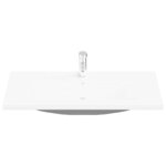 vidaXL Cabinet de lavabo Chêne noir 100 x 39 x 62 cm Bois d'ingénierie