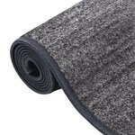 Vidaxl tapis de couloir antidérapant anthracite 67x450 cm