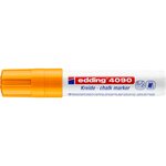 Marqueur Craie Liquide 4090 Orange Fluorescent Pointe Large 4-15 mm x 6 EDDING