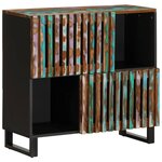 vidaXL Buffet 80x34x75 cm bois d'acacia massif