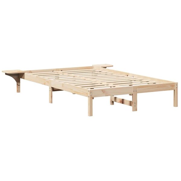 vidaXL Cadre de lit Marron Marron
