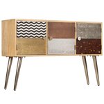 vidaXL Buffet 120x30x75 cm bois de manguier massif