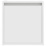vidaXL Tables de chevet murales 2 Pièces blanc 38x34x40 cm
