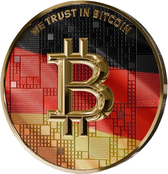 Monnaie GERMANY Bitcoin Nations Satoshi Limited Edition Gilded Medaille Argent 2026