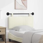 vidaXL Tête de lit suspendue Tissu en velours côtelé