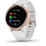 Garmin vivoactive 4S - Montre connectée GPS multisports - Rose Gold White