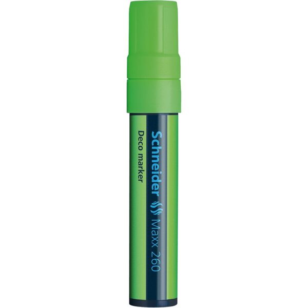 Marqueur à craie maxx 260 pointe large 5-15 mm vert clair schneider