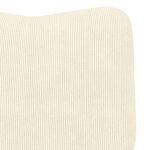 vidaXL fauteuil Crème 63 x 67 x 94 cm tissu