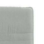 vidaXL Chaises à manger lot de 4 Gris clair Velours