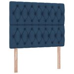 vidaXL Lit de Rangement Bleu 120 x 200 cm Cuir synthétique