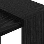 vidaXL Étagère Chêne noir 52 x 25 x 71 5 cm Bois d'ingénierie