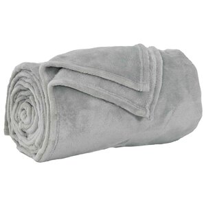 vidaXL plaid Gris 220 x 240 cm 1.37 kg Polaire