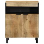 vidaXL Buffet marron 60x33x75 cm bois massif de manguier