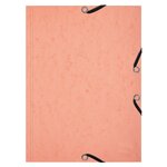 Chemise 3 Rabats À Élastiques Aquarel + 25 Fiches Bristol A5 - 4 Couleurs Assorties - Couleurs Assorties - X 10 - Exacompta