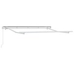 vidaXL Cadre de auvent Blanc 3 x 2 m Métal