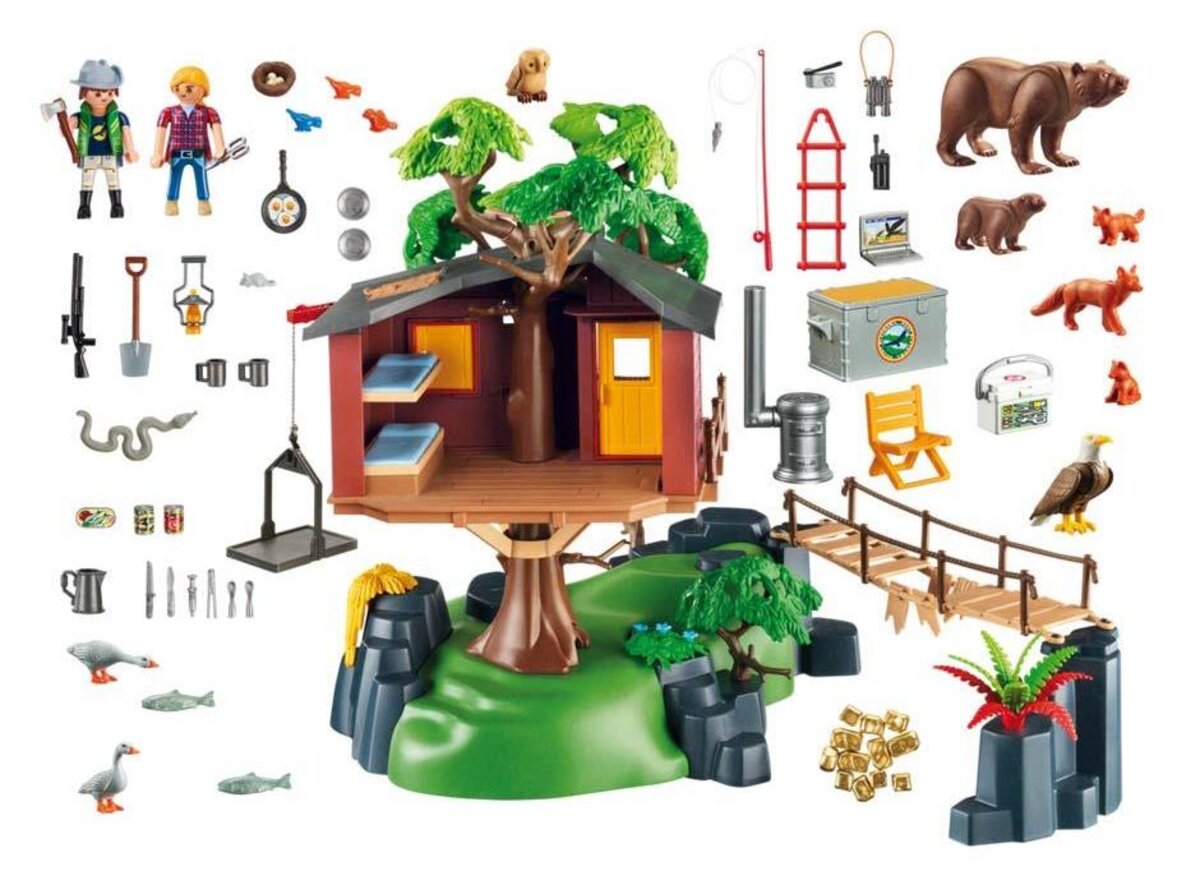 Boîte 5557 : wild life aventure maison dans l'arbre playmobil - La