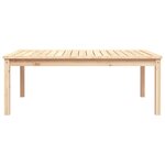 vidaXL Table de jardin 121x82 5x45 cm bois massif de pin