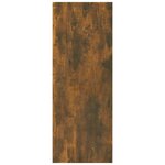 vidaXL Table console Chêne fumé 105x30x80 cm Bois d'ingénierie