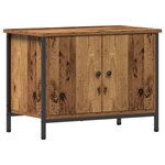 vidaXL Meuble TV en Bois Ancien Bois ancien Bois 60 x 35 x 45 cm Durable