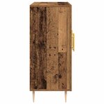 vidaXL Buffet Bois ancien 90 x 34 x 80 cm Bois d'ingénierie