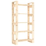 vidaXL Bibliothèque/Séparateur de pièce 80x35x160 cm Bois massif