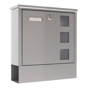 Profirst Mail PM 820 Boîte aux Lettres Argent
