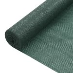 vidaXL Filet brise-vue Vert 1 5x50 m PEHD 75 g/m²